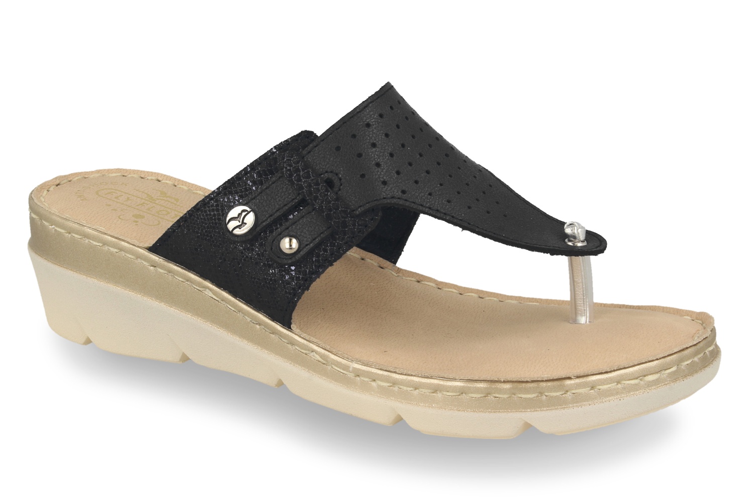 FLY FLOT Leather Sandals Collection - Comfort Made In Italy with 4-Point of Wellness.